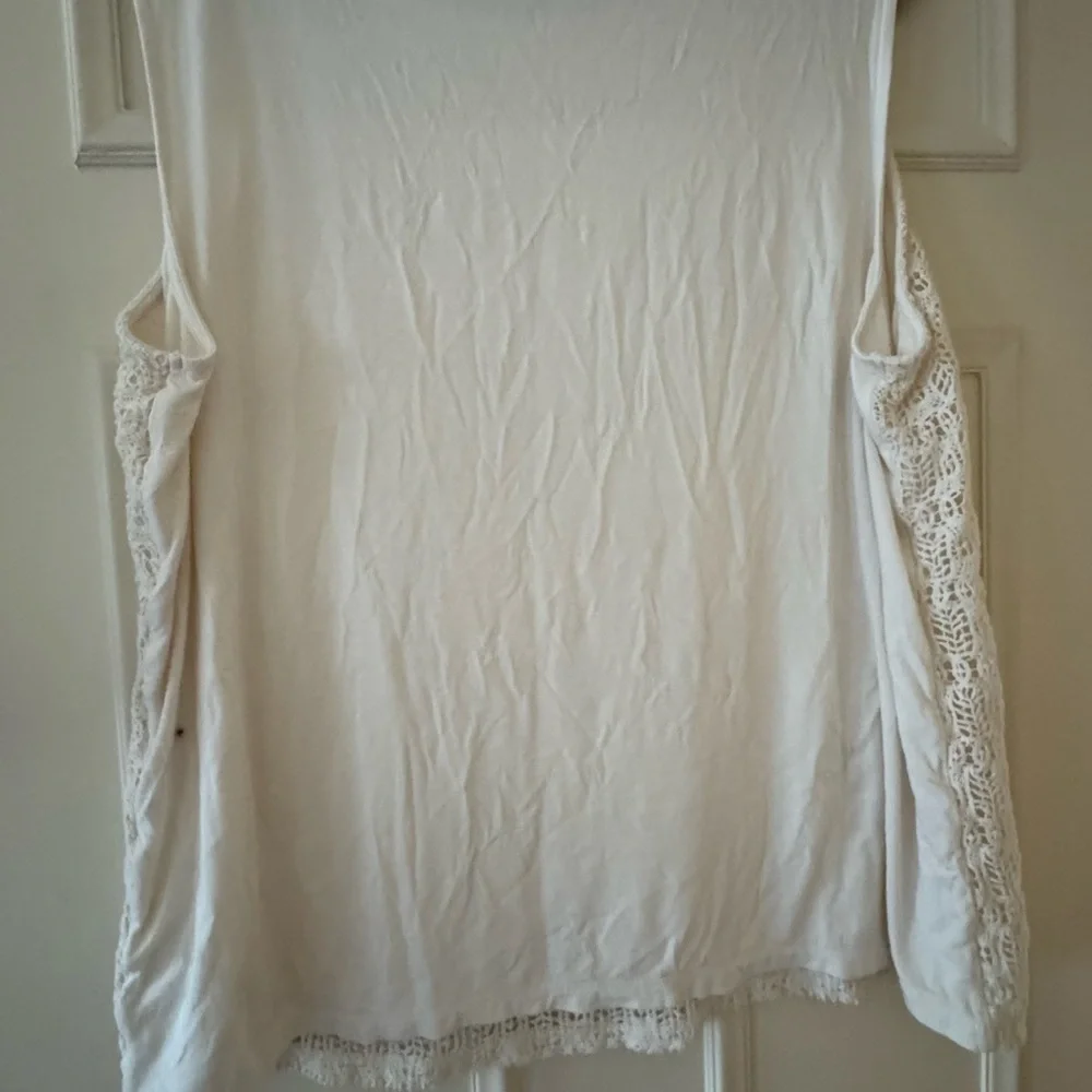 Talbots Tank Top Relaxed Fit Size 3x off white - Picture 3 of 4